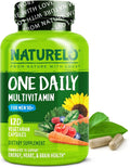 NATURELO Mens Multivitamins for Men 50+ - One Daily Multivitamin for Men with Vitamins Minerals &amp Organic Whole Foods Boost Energy &amp Health Non-GMO 120 Vegetarian Capsules