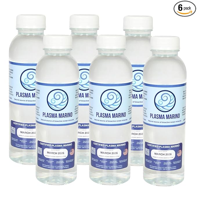 Plasma Marino - HYPERTONIC SEA WATER 16.09 oz Pack of 6