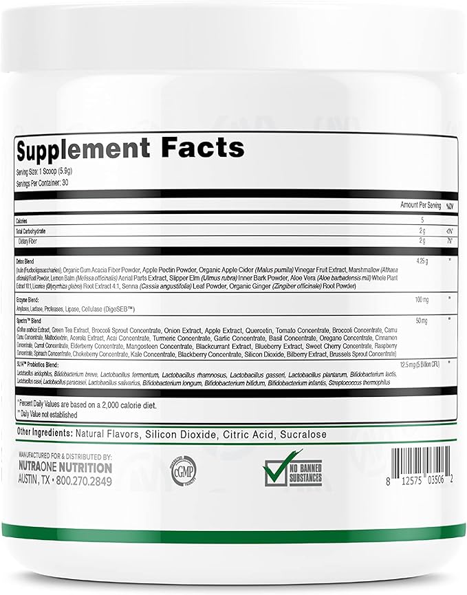 NutraOne Digestive &amp Nutrition Bundle – DetoxOne Daily + Complete Superfoods