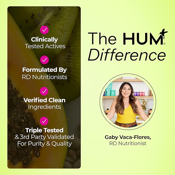 HUM Flatter Me Supplement for Daily Bloating - Parent SKU (3 Pack)