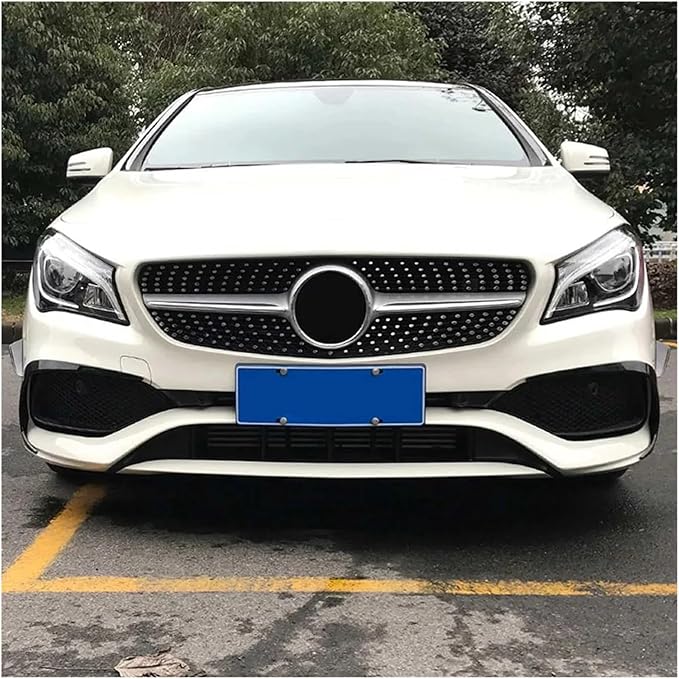 6Pcs Car Bumper Splitter Spoilers Side Air Vent Canard Trim Kit Compatible For Benz CLA CLA200 220 250 260 2016-2019