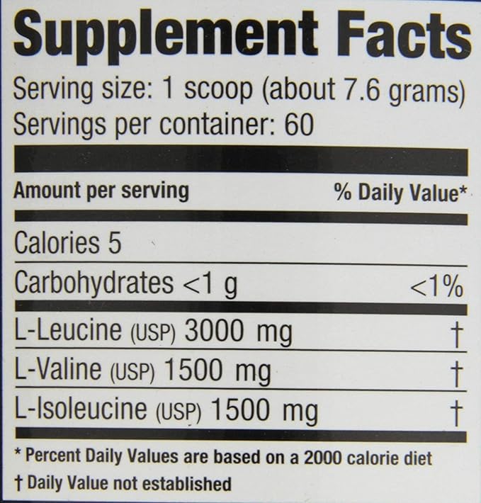 Ultimate Nutrition Flavored BCAA Powder 12000 Branched Chain Post Workout Amino Acid Supplement Caffeine-Free with 3g Leucine 1.5g Valine 1.5g Isoleucine- Fruit Punch 60 Servings