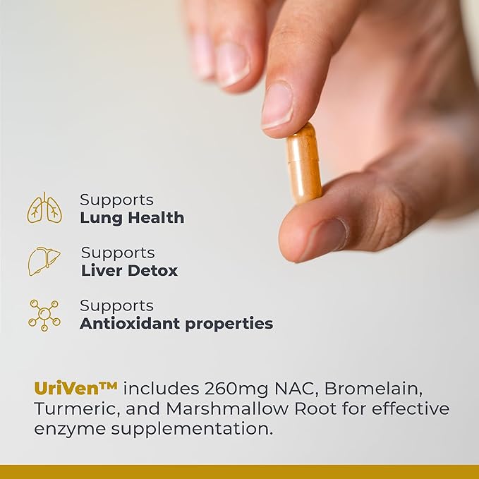 Premier Research Labs PneumoVen - Lung Support Supplement w/Bromelain &amp NAC Lung Health Support Vitamins Lung Cleanse - 60 Capsules