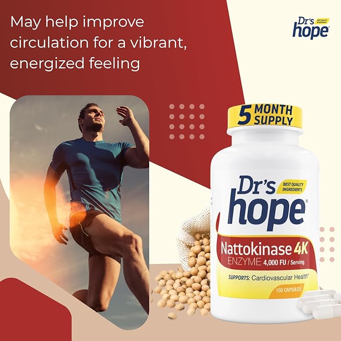 Nattokinase 4000 FU - 150 Vegan Capsules