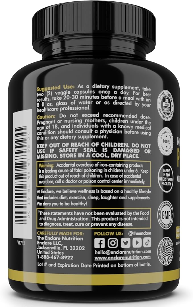 Nootropic Brain Booster Focus Supplement Clarity Memory Brain Vitamins With 40 Nootropics Phosphatidylserine Bacopa Monnieri Huperzine A DMAE Inositol L-Glutamine Selenium Choline DHA (1)