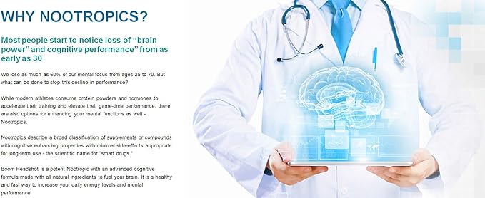 Memory Hack - Acceleral Cognitive Brain Formula - Support Mental Endurance and Focus - with Taurine &amp Other Powerful Natural Ingredients - Nootropic Brain Booster