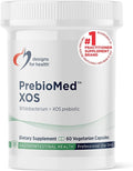 Designs for Health PrebioMed XOS - Prebiotic + Probiotic Blend with 10 Billion CFU Bifidobacteria - Adult Probiotic Supplement to Support Digestion + Healthy Gut (60 Capsules)