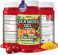 Biolore Cherry Pie Sea Moss Gel 16 oz - No Added Sugar Vegan Made in USA - Wildcrafted Sea Moss Superfood with 92 Essential Vitamins - Ready to Use No Prep Needed