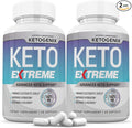 (2 Pack) Ketogenix Keto Extreme Keto Pills 1675MG New &amp Improved Formula Contains Apple Cider Vinegar Extra Virgin Olive Oil Powder Green Tea Leaf 120 Capsules
