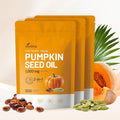 VivoNu Pumpkin Seed Oil with Saw Palmetto Capsules |Cold Pressed Pure Virgin OilEssential Fatty Acids &amp Phytosterols |300 SoftgelsSupports HairUrinaryBladder&ampProstate Health|Non-GMO