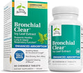 Terry Naturally Bronchial Clear Ivy Leaf Extract Chewable - Lung &amp Respiratory Health Support Supplement - Dietary Supplement with English Ivy Leaf Extract - 60 Chewable Tablets (60 Servings)