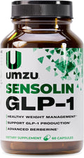 UMZU Sensolin GLP-1 Support Supplement – 30 Day Supply – with Dihydroberberine Ceylon Cinnamon Chromium &amp Biotin – Supports Metabolic Function Focus &amp Energy Balance