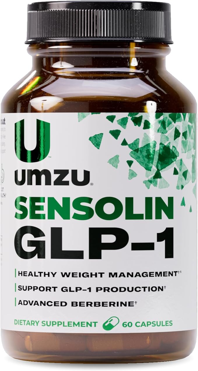 UMZU Sensolin GLP-1 Support Supplement – 30 Day Supply – with Dihydroberberine Ceylon Cinnamon Chromium &amp Biotin – Supports Metabolic Function Focus &amp Energy Balance