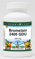 Bromelain 2400 GDU - 450 mg (100 Capsules ZIN: 519388)