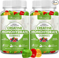 Creatine Monohydrate Gummies - Pre-Workout Creatine for Women Men Enhanced Muscle Strength Boost Focus and Endurance Muscle BuilderComplex L-Taurine + Vitamin B12Vegan Gluten-Free 160 Count