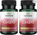 Swanson CoQ10 - Coenzyme Q10 Supplement - (100 Softgels 100mg Each) (2 Pack)