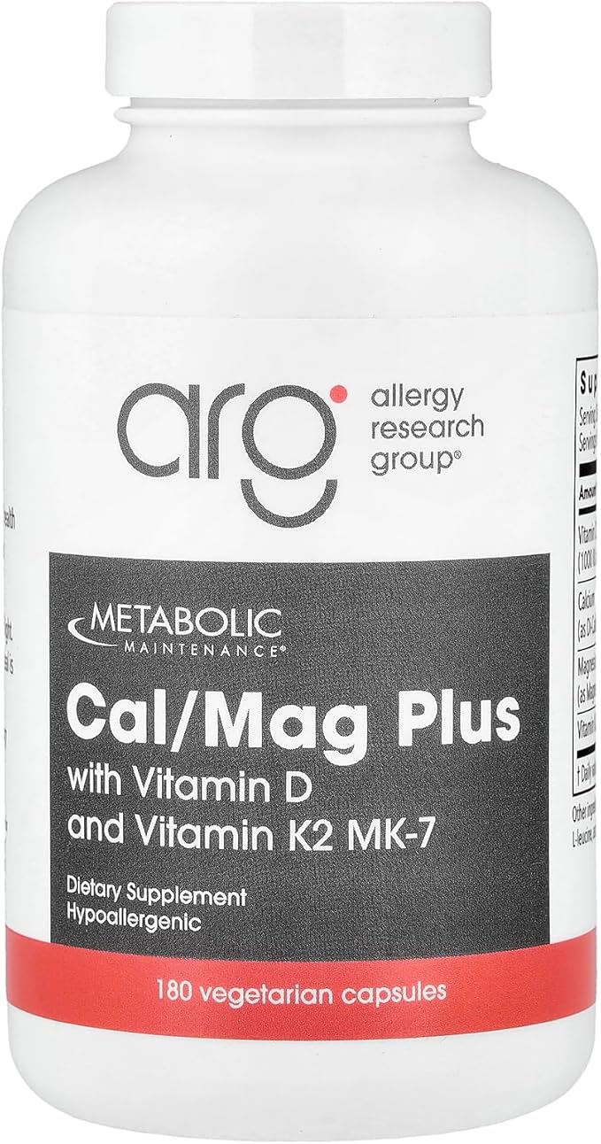 Metabolic Maintenance - Cal/Mag Plus w/Vitamin D &amp K2 180 caps