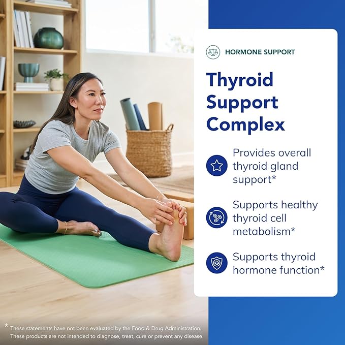 Pure Encapsulations Thyroid Support Complex - Supports Thyroid Health* - Antioxidant Infusion - with Ashwagandha &amp Iodine - Non-GMO &amp Vegetarian - 60 Capsules