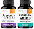 Sandhu's Quercetin with Bromelain &amp Magnesium Glycinate Complex with Quercetin Capsules | Supports Immune Muscle Health &amp Quality Sleep