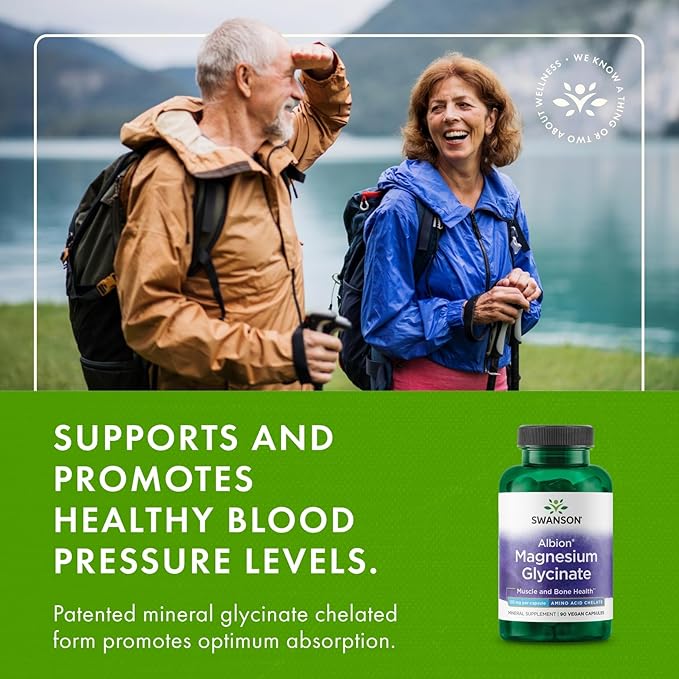 Swanson Chelated Magnesium 133 Milligrams 90 Capsules (4 Pack)