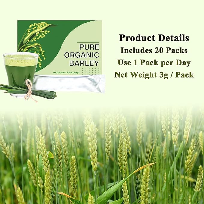 Naveta Barley Grass Powder 100% Pure &amp Organic Naveta Pure Organic Barley Grass Juice Powder Japan 20 Packs/Box (40 Packs)