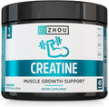 Zhou Creatine - Creatine Monohydrate Powder for Women and Men Pure Unflavored Vegan Muscle Strength Supplement for Your Active Lifestyle - 7.94 oz (45 Servings)
