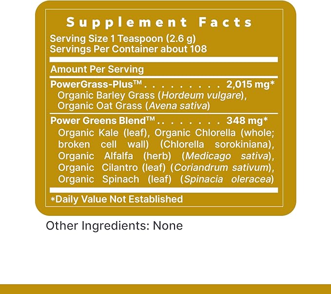 Premier Research Labs Premier Organic Greens - Super Greens Powder Greens Superfood Powder for Drinks Green Juice Nutrition Support Supergreens for Men &amp Women Spinach Alfalfa Chlorella - 1