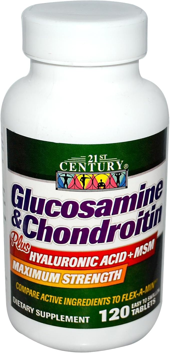 21st Century Glucosamine and Chondroitin Plus Tablets 120 Count