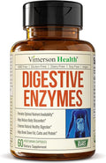 Digestive Enzymes - Probiotic Multi Enzyme (Enzimas Digestivas) - Digestive Supplements with Unique Makzyme-Pro Formula - Advanced Enzymes for Digestion Bowel Movements &amp Nutrient Absorption. 60