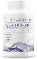 Theralogix ConceptionXR Reproductive Health For Men Men's Preconception Vitamins for Fertility Support Male Fertility Supplements for Sperm Health NSF Certified - 180 Tabs (90-Day Supply) Unflavor