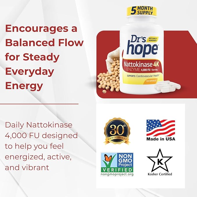 Nattokinase 4000 FU - 150 Vegan Capsules