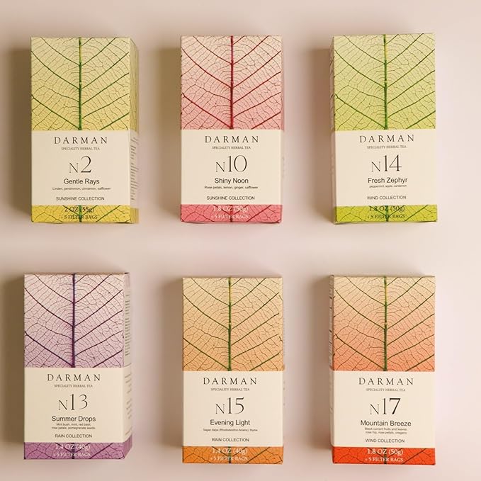 Armenian Herbal Tea N14 “Fresh Zephyr” – 1.75 oz | Handpicked Mountain Herbs with Apple Peppermint &amp Cardamom | Premium Gift Box Blend for Relaxation and Wellness