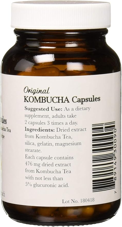 Pronatura Kombucha Capsules 580 Mg 90 Capsules