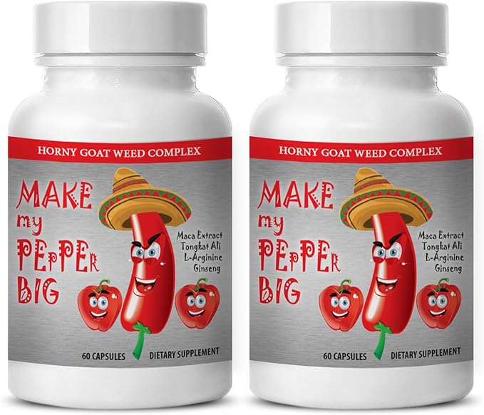 male enhancing pills increase size - MAKE MY PEPPER BIG - NATURAL MALE ENLARGEMENT Maca L-Arginine Longjack pills male performance enhancer tongkat ali for men male libido pills 2 Bot 120 Caps