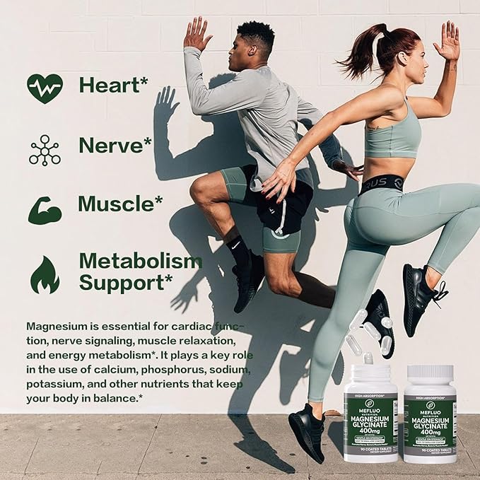 Magnesium Glycinate - 90 Vegan Capsules - High Absorption Chelated Magnesium Supplement - Helps Support Sleep Muscle Recovery &amp Nerve Health - Gentle on Stomach for Nightly Wellness Ritual