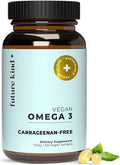 Future Kind Omega-3 Supplement for Clarity Memory and Mobility Comfort 2 Months Supply of Citrus-Scented Softgels with EPA and DHA Vegan Omega-3 Supplement from Algae Carrageenan Free 60 Count