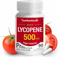 Lycopene 500MG &amp Prostate Supplement for Men 5-in-1 | Supports Heart &amp Skin Health with Saw Palmetto Berry Extract Pumpkin Seed Oil Zinc &amp Selenium | Vegan Non-GMO 90 Capsules