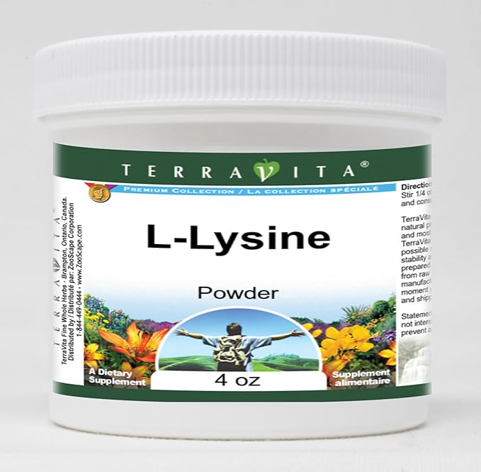 Terravita L-Lysine Powder (4 oz ZIN: 514862) - 3 Pack