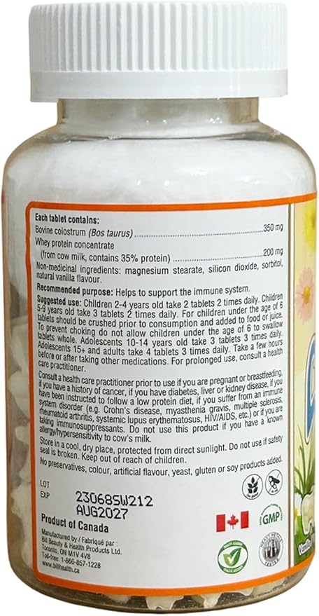 Bill Beauty Children's Colostrum 90 chewables