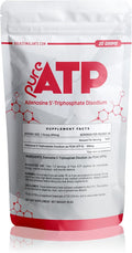 BulkStimulants Pure ATP Adenosine Triphosphate Powder - Increase Energy Endurance Strength Recovery &amp Muscle Pump Faster Than Creatine HMB &amp Nitric Oxide Natural Pre Workout Supplement -