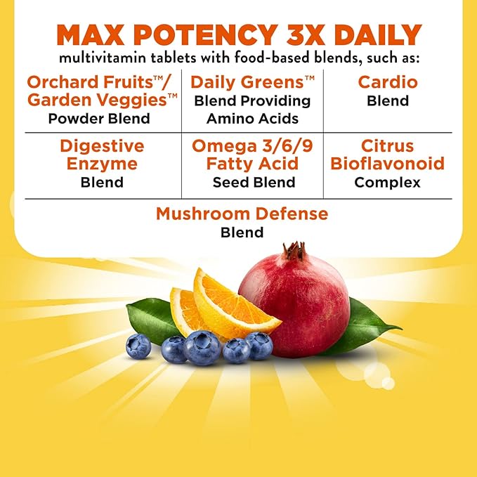 Nature's Way Alive! Max Potency Daily Multivitamin Tablets Natural 90 Count
