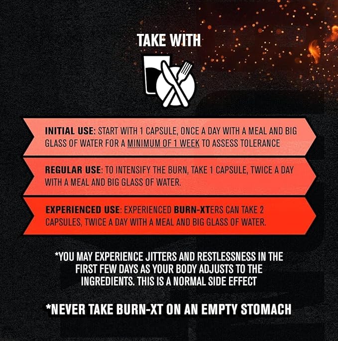 Jacked Factory Burn-XT Clinically Studied Fat Burner &amp Weight Loss Supplement (60 Capsules) Lean-XT Max - High-Performance Stim-Free Fat Burner (90 Capsules)