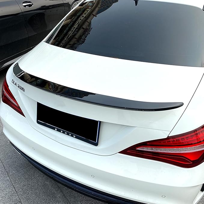 Rear Trunk Spoiler Wing For 2013-2019 2014 Benz C117 CLA180 CLA45 AMG Black