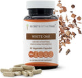 Secrets of the Tribe White Oak 60 Capsules 1000 mg White Oak (Quercus alba) Dried Bark (60 Capsules)