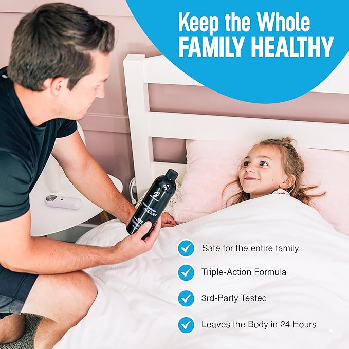 Colloidal Silver w/Nano Technology - 10ppm 16oz - 8X More Effective - Natural Immune Support - Save the Sick Days - Ages 5 &amp Up - Outperforms Higher PPM Silvers - No Taste &amp Smell - 3rd Party