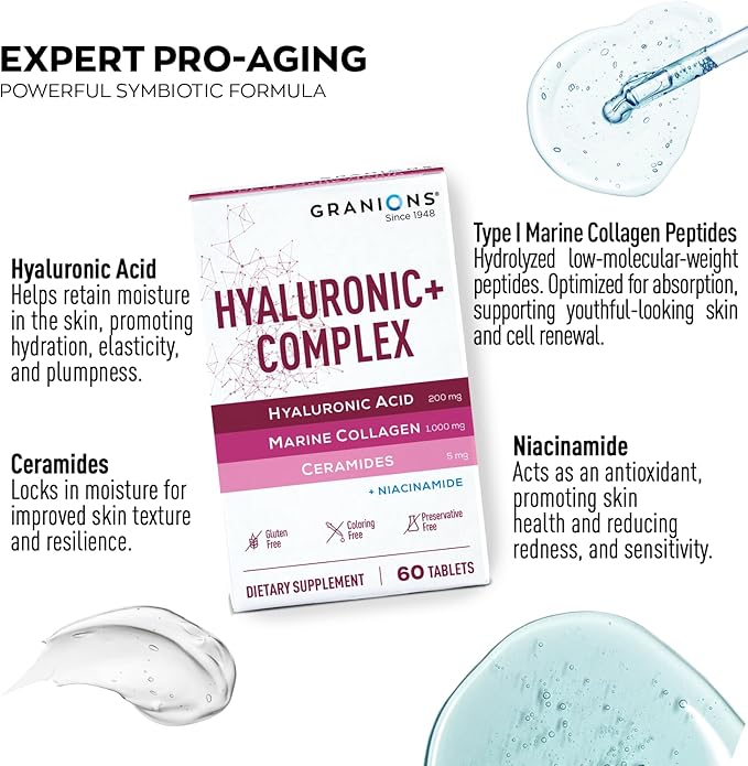 Granions Collagen Hyaluronic Complex and Biotin Keratin Collagen Complex Hydrating Beauty Bundle
