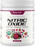 Snap Supplements Organic Beet Root Powder Nitric Oxide Supplement for Men &amp Women Red Spinach &amp Pomegranate Supports Healthy Energy &amp Blood Pressure Already in Normal Range 30 Servings