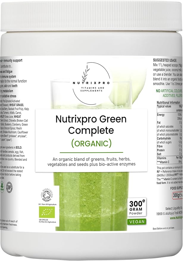 Green Complete Organic Powder Blend of Greens