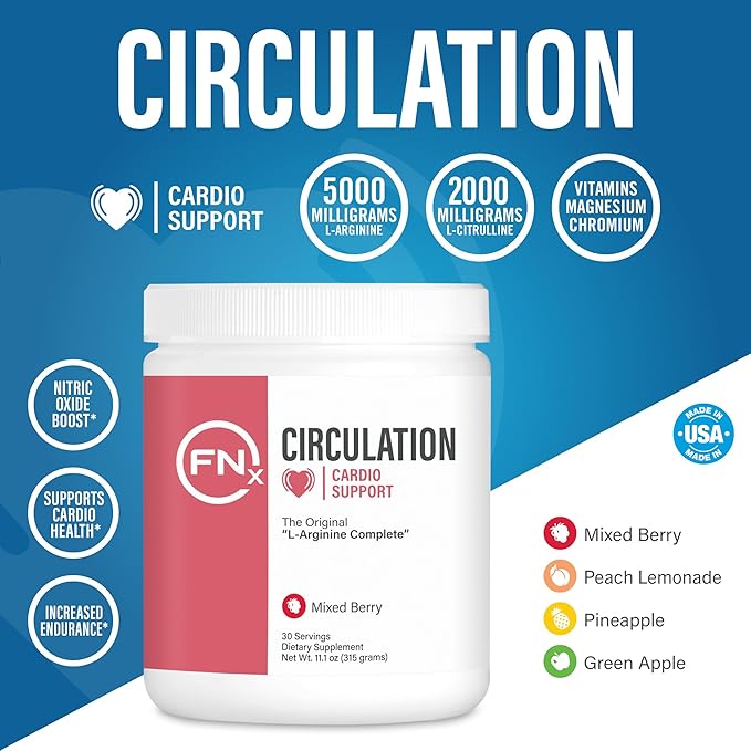 L-Arginine Complete Peach Lemonade - 5000mg L Arginine Nitric Oxide Booster Natural Supplement Increases Energy and Endurance
