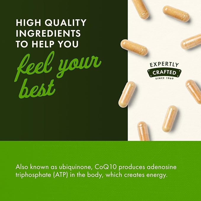 Swanson CoQ10 Cardiovascular and Cellular Energy Supplement for Heart-Health-Conscious Adults Seeking Antioxidant Support - 200 mg (90 Vegan Capsules 2 Pack)